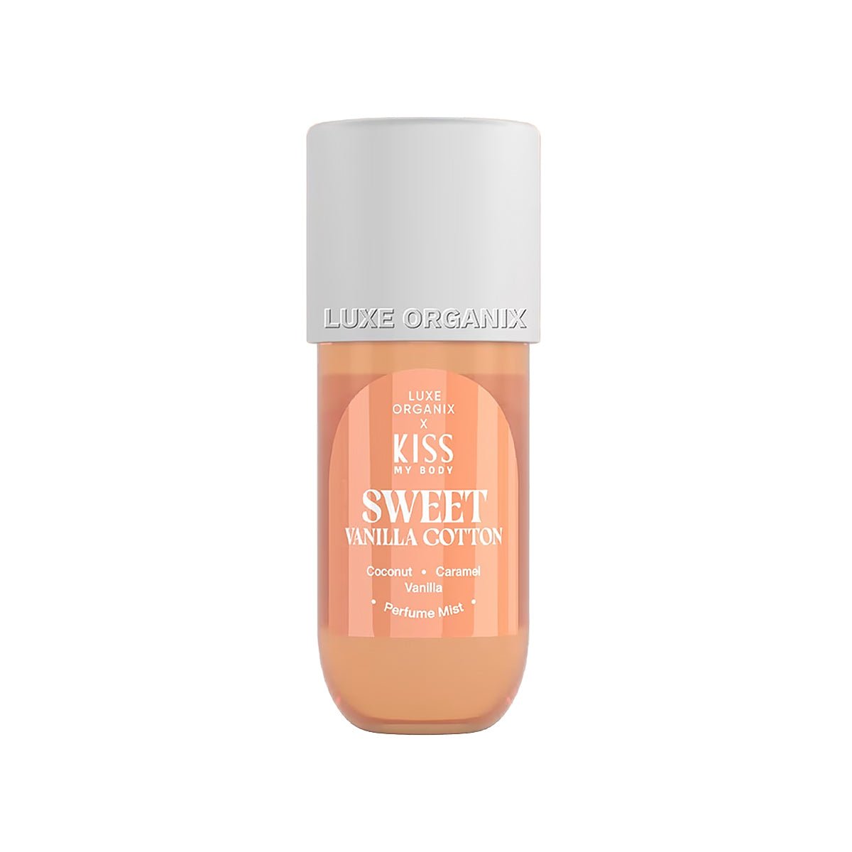 Luxe Organix KISS MY BODY Perfume Mist 88ml - Sweet Vanilla Cotton