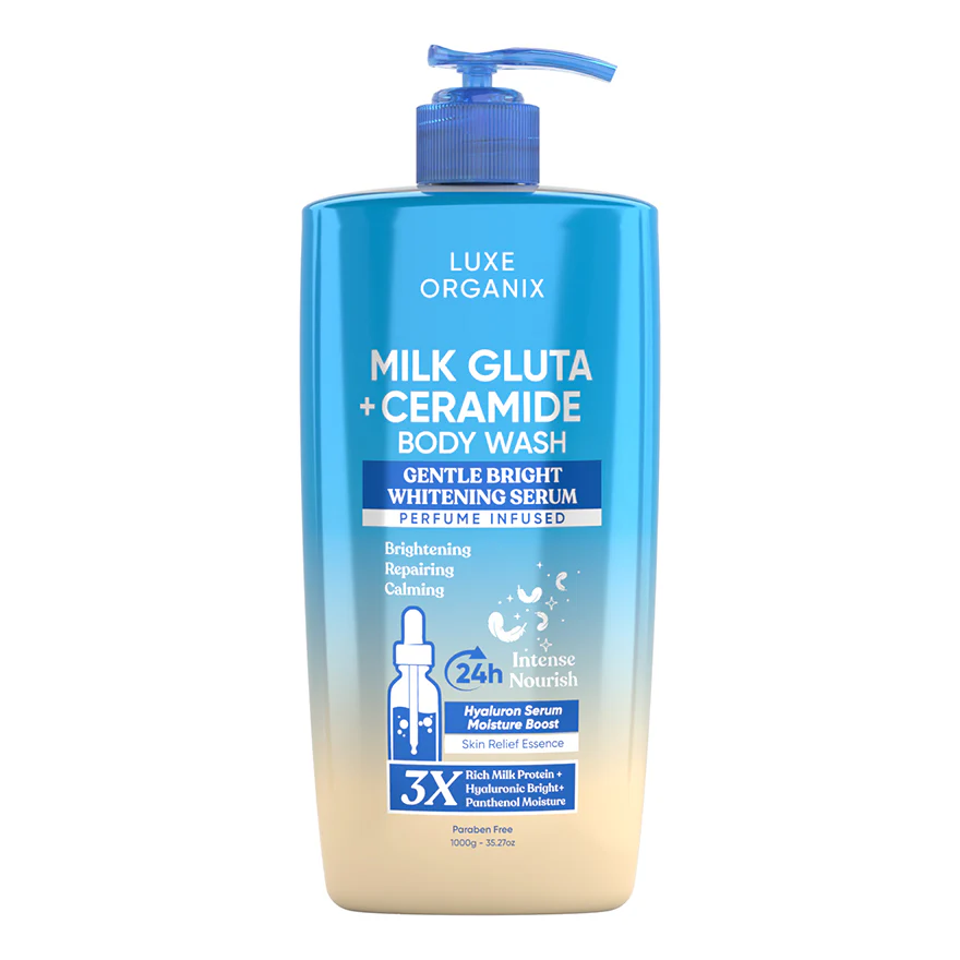 Luxe Organix Milk Gluta + Ceramide Body Wash 1L