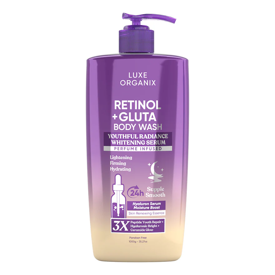 Luxe Organix Retinol + Gluta Body Wash 1L