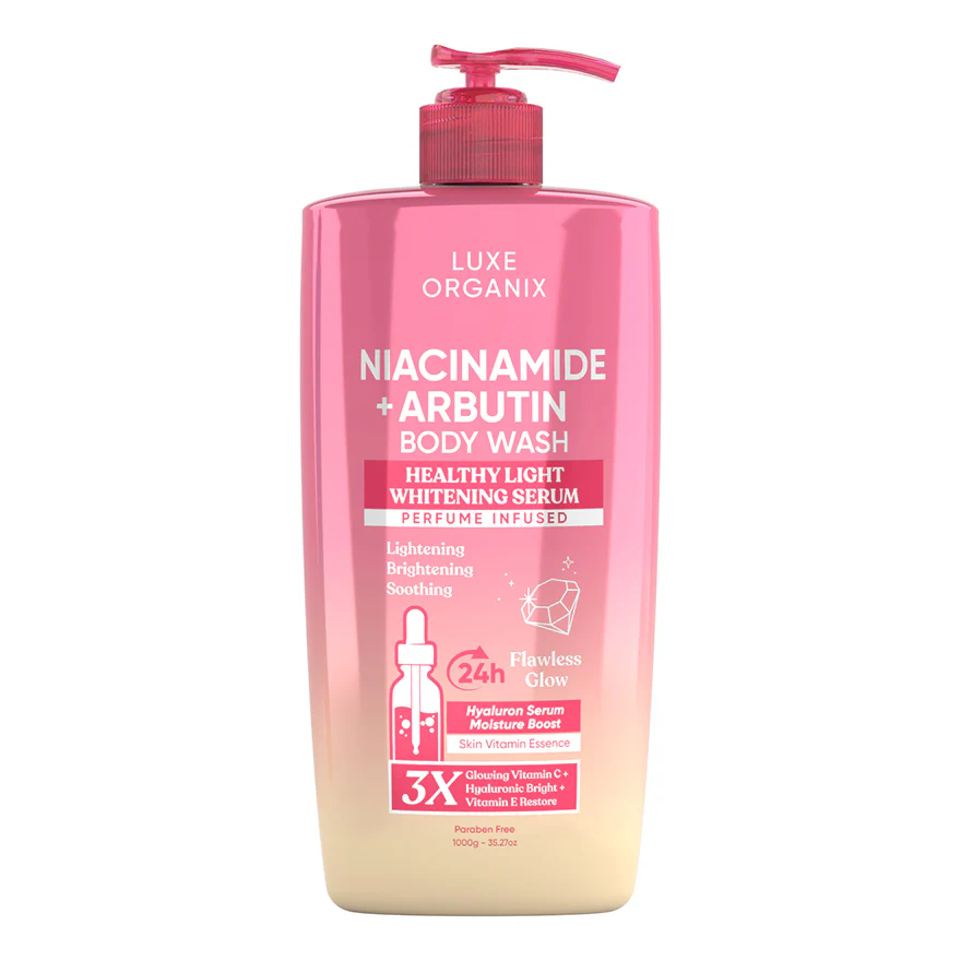 Luxe Organix Niacinamide + Arbutin Body Wash 1L
