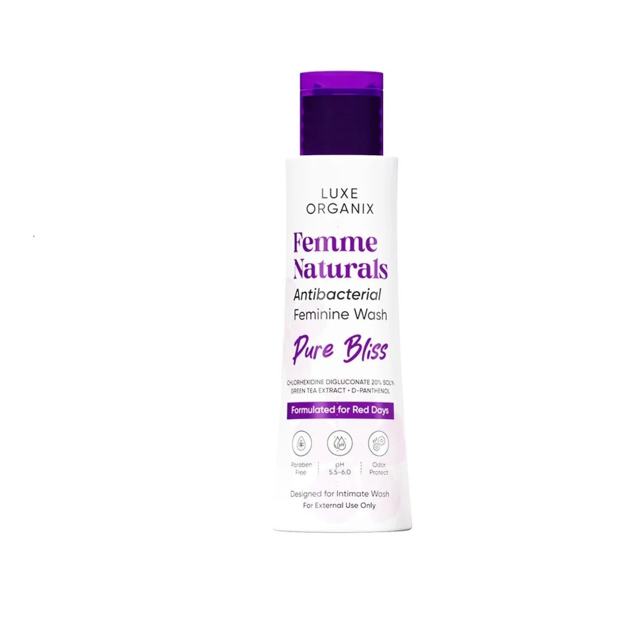 Femme Naturals Antibacterial Feminine Wash Pure Bliss 120ml