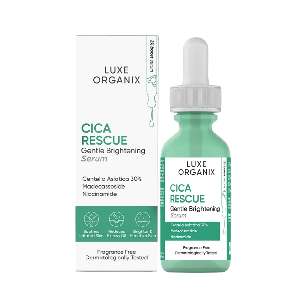 Luxe Organix Cica Rescue Gentle Brightening Serum