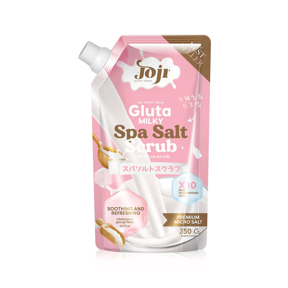 joji gluta milky spa salt scrub