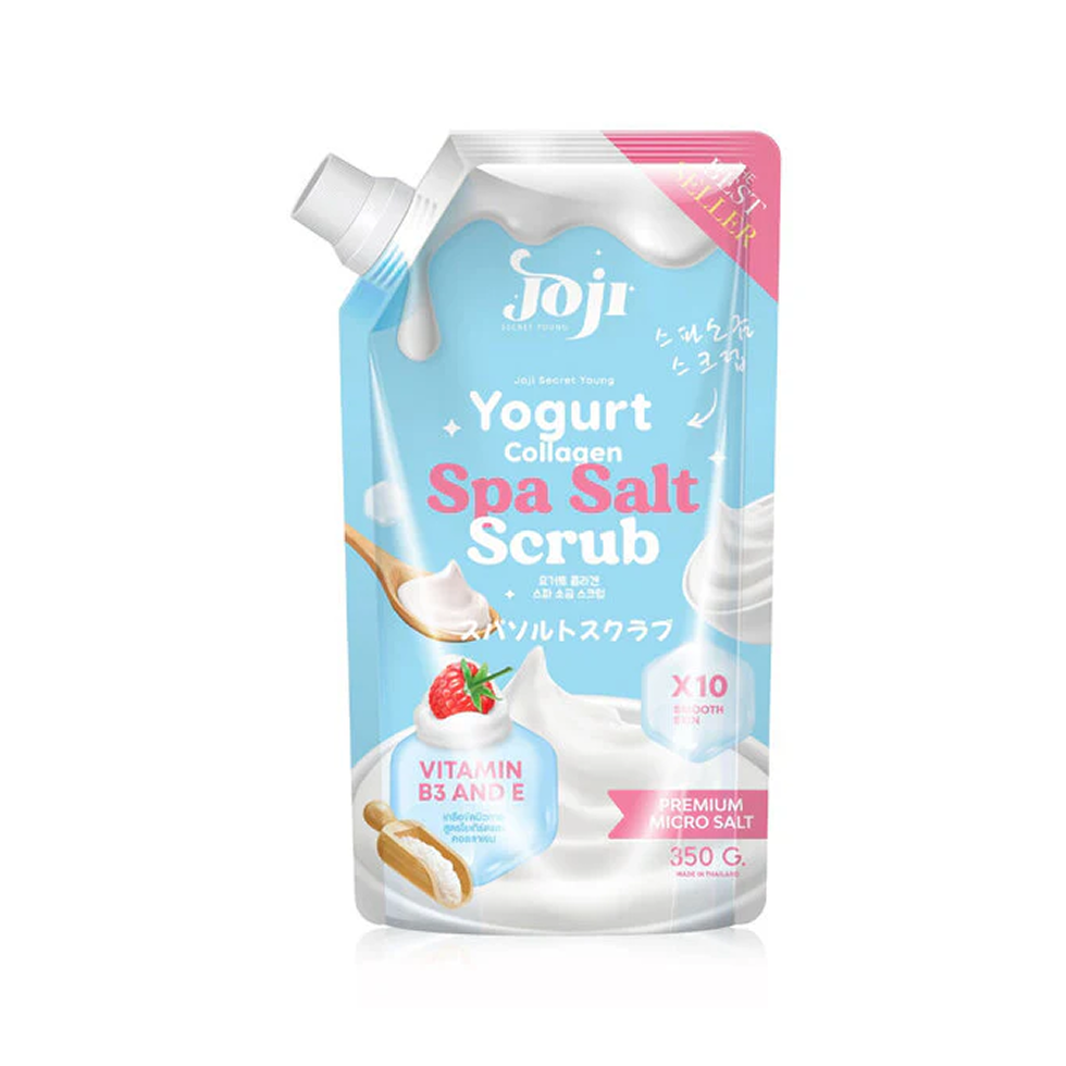 joji secret young yogurt collagen spa salt scrub