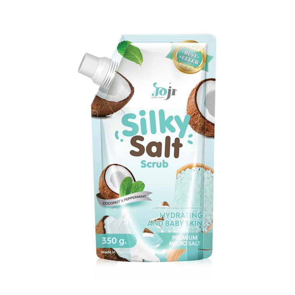 Joji Silky Salt Scrub – Coconut & Peppermint