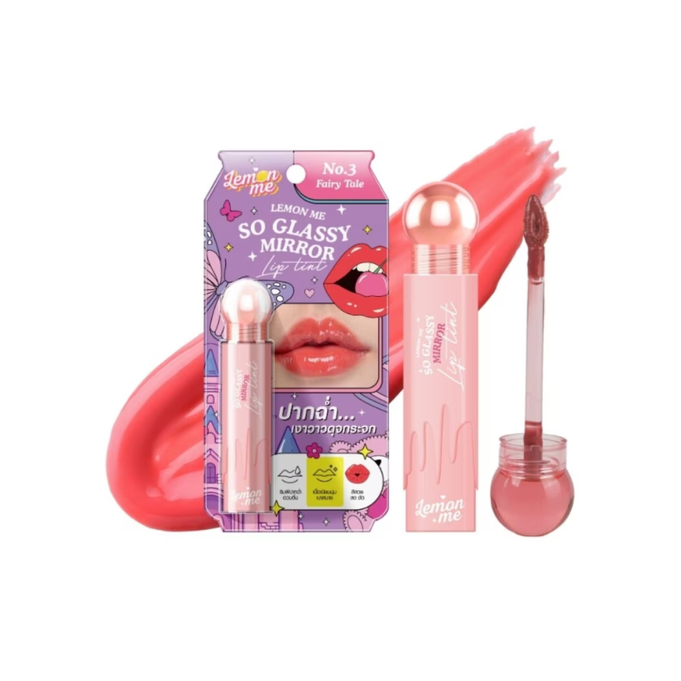 Lemon Me So Glassy Mirror Lip Tint 03 Fairy Tale