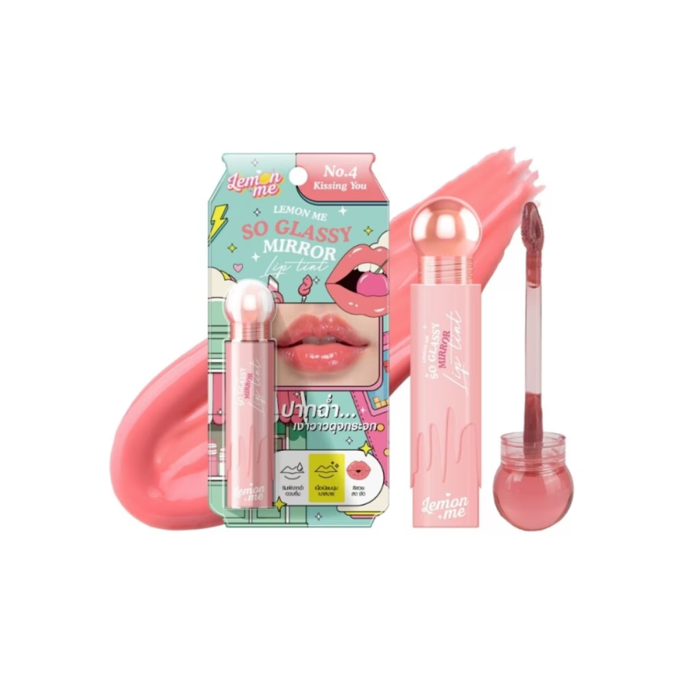 Lemon Me So Glassy Mirror Lip Tint 04 Kissing You