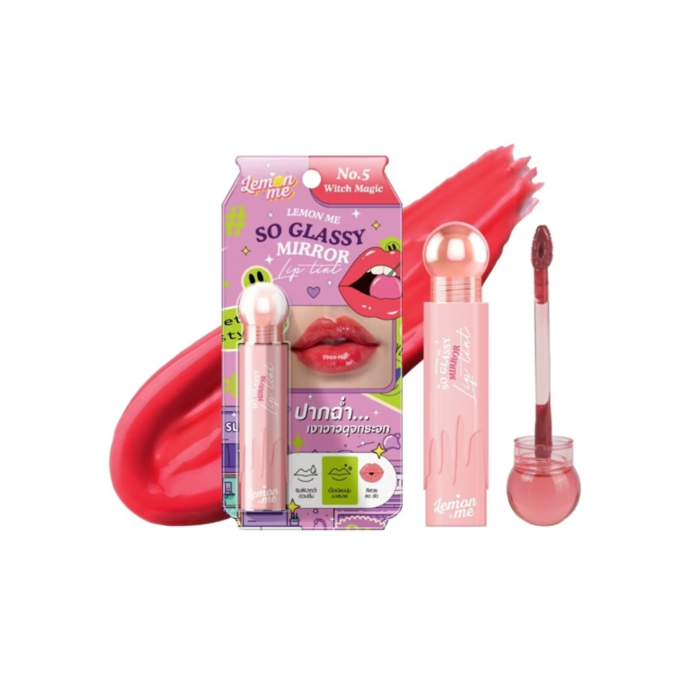 Lemon Me So Glassy Mirror Lip Tint 05 Witch Magic