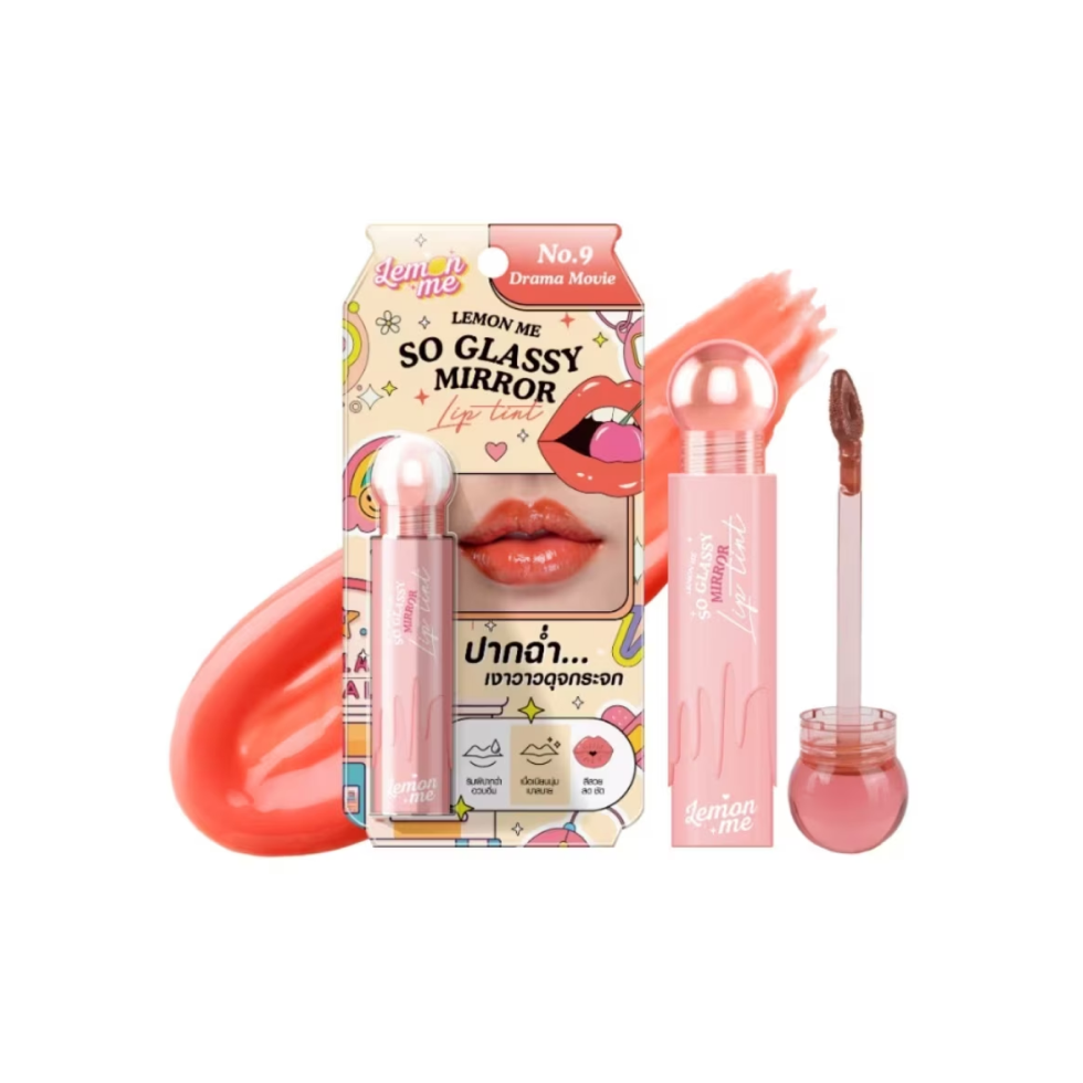 Lemon Me So Glassy Mirror Lip Tint 09 Drama Movie