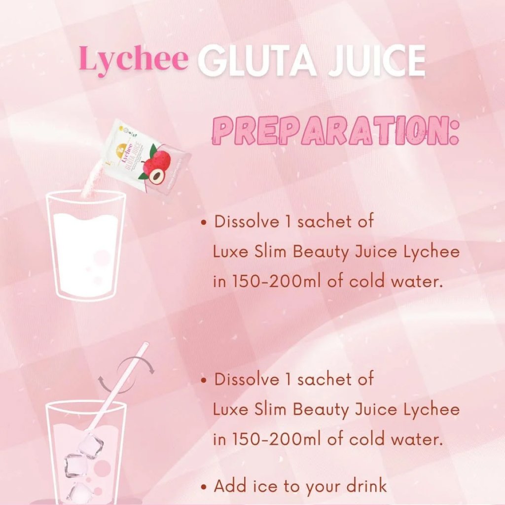 Luxe Slim Lychee Gluta Juice