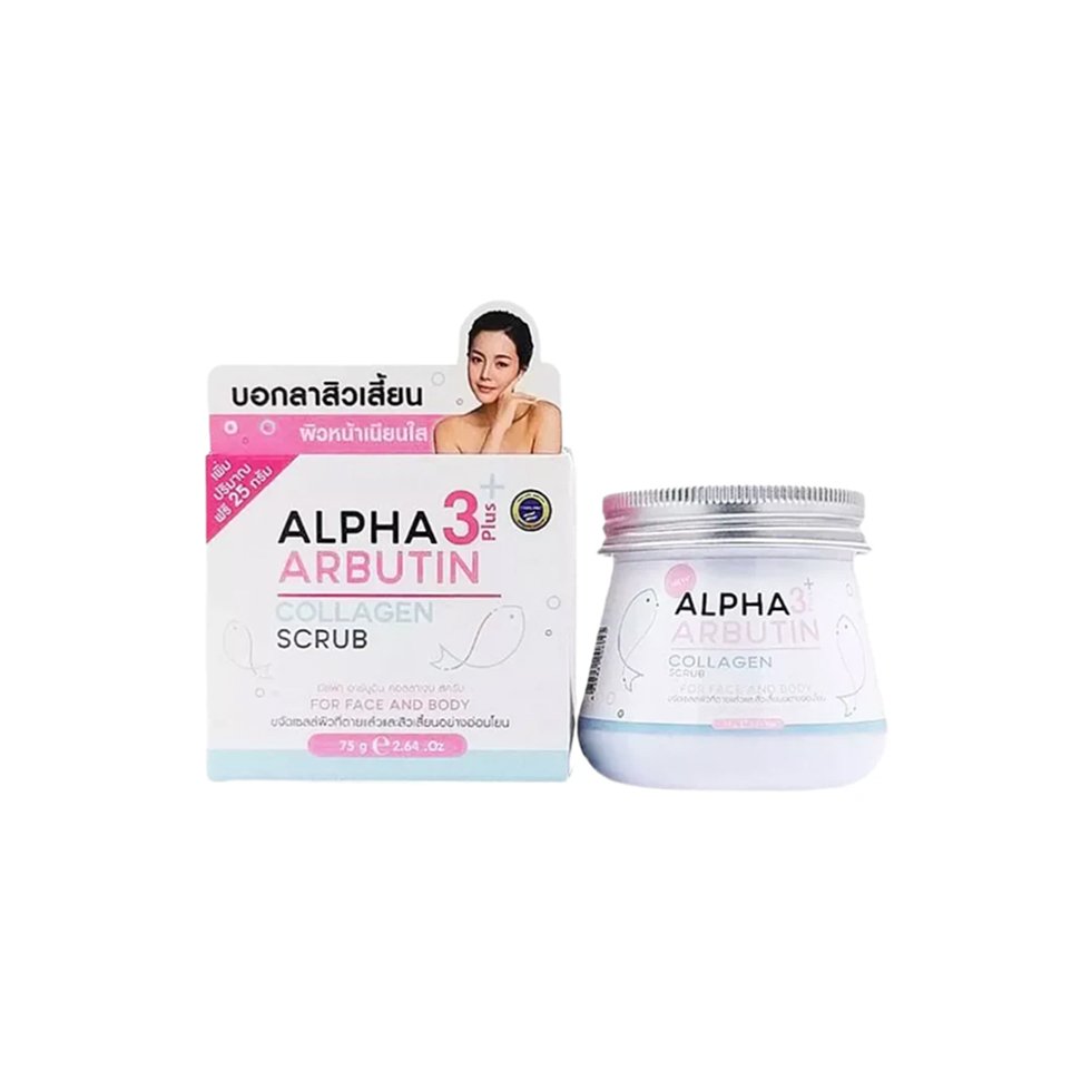 Precious Skin Alpha Arbutin Collagen Cream Scrub