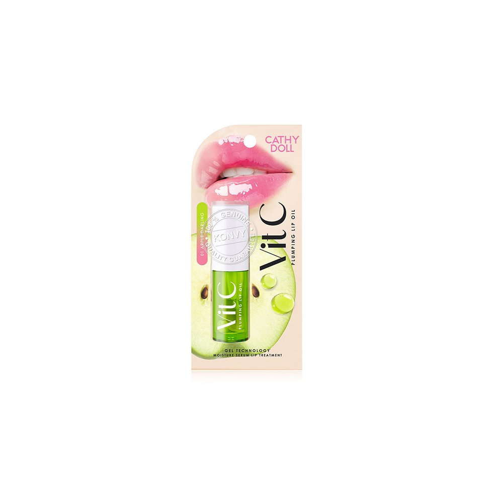 Cathy Doll Vit C Plumping Lip Oil - 01 Apple Darling