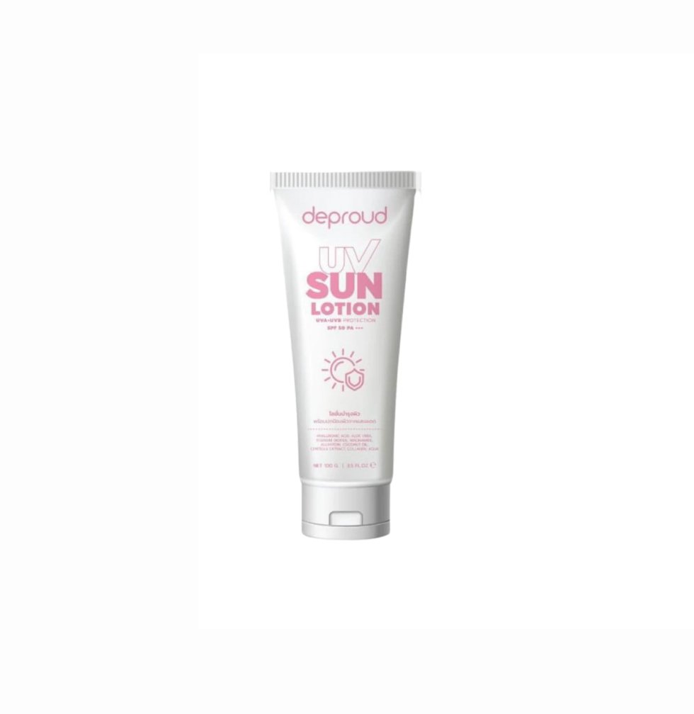 Deproud UV Sun Lotion SPF 50 Brightening Tone-Up Sunscreen for Fair Skin - 100g