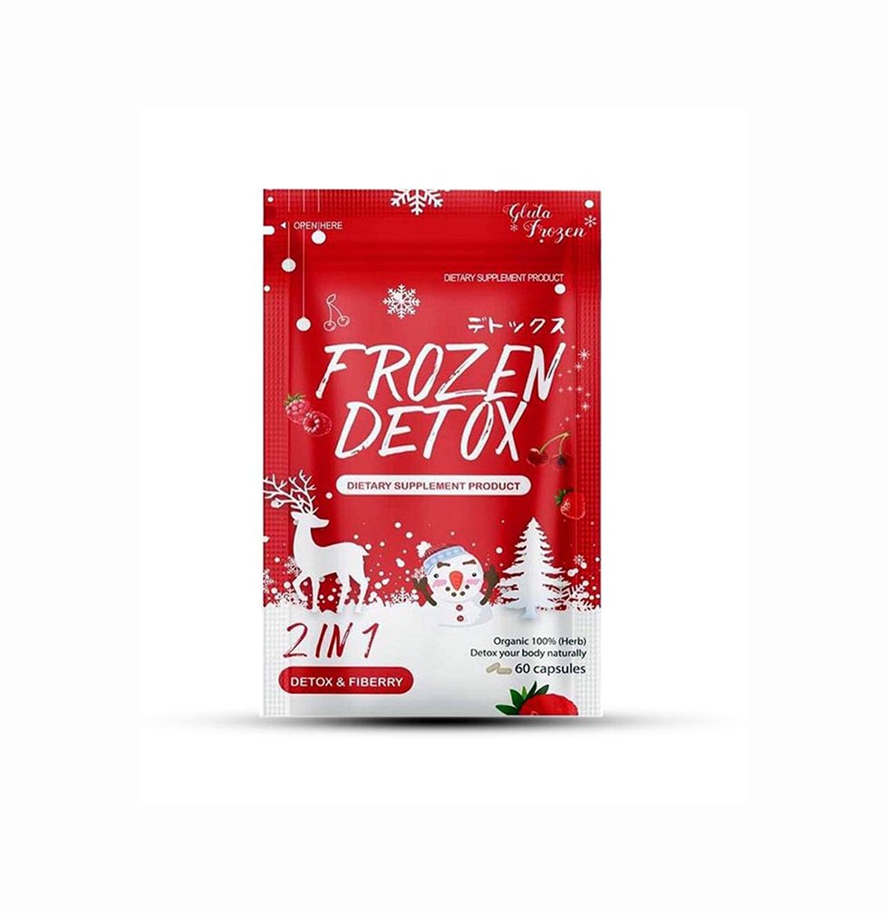 Gluta Frozen Riztics Frozen Detox 2 in 1 Detox and Fiber Slimming Capsule