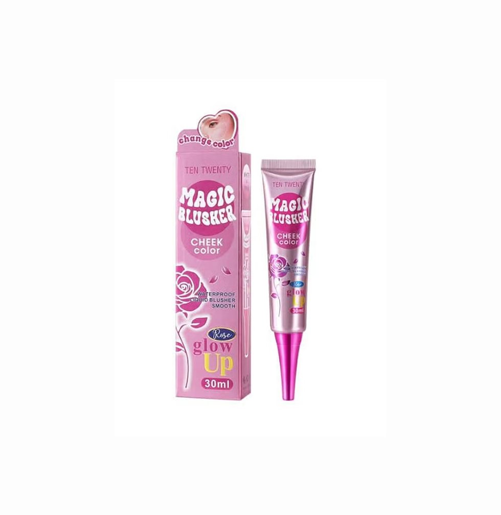 Kiss Beauty Cheek Color Rose Glow Up