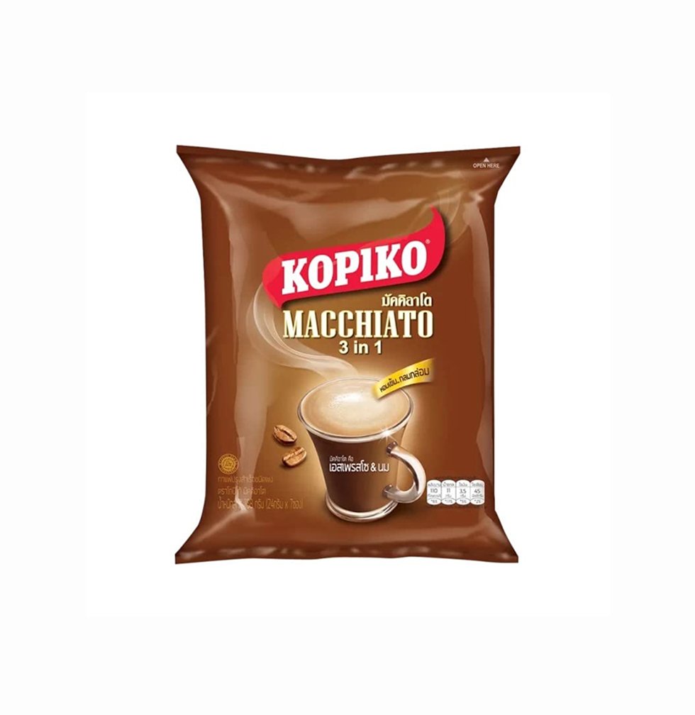 Kopiko Macchiato 3 in 1 Espresso & Milk Coffee
