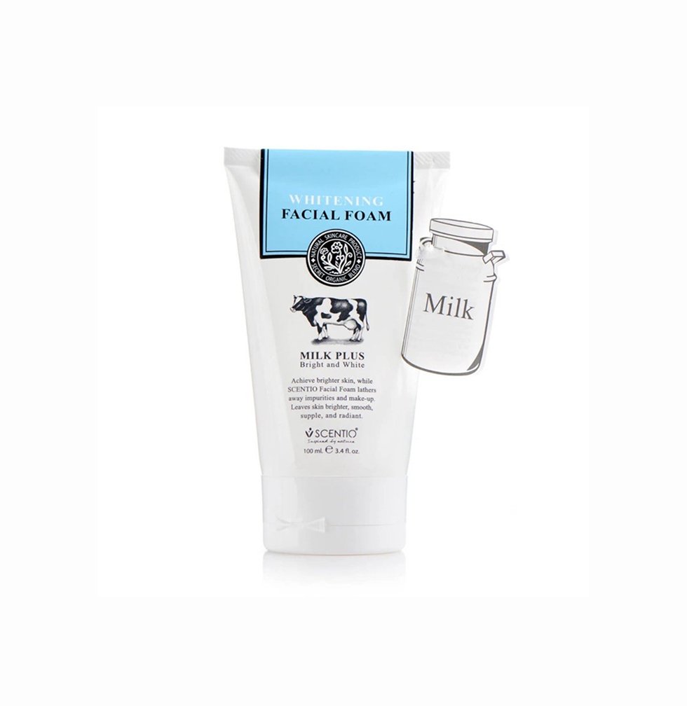 Scentio Milk Plus Whitening Facial Foam