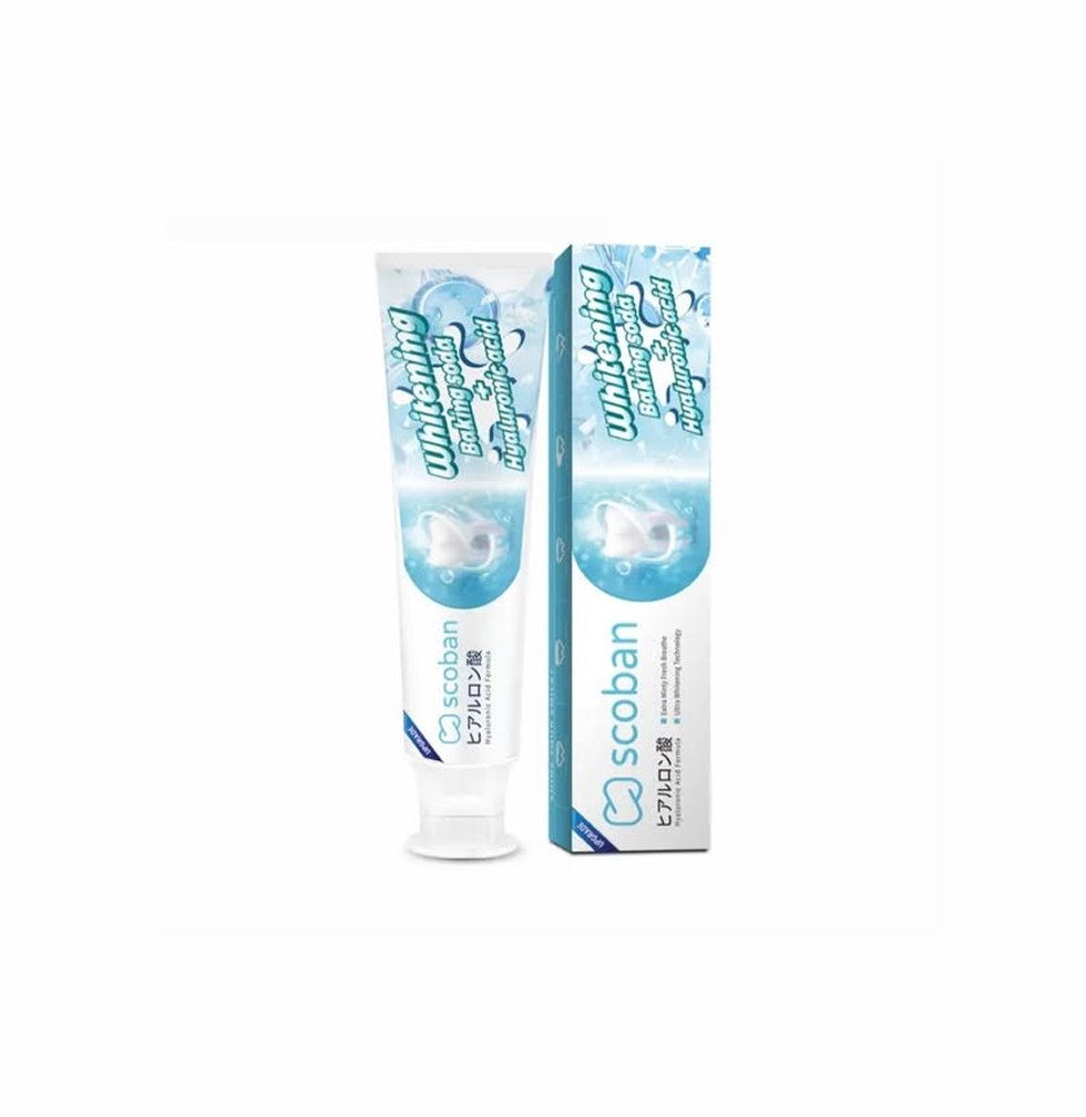 Scoban Whitening Baking Soda + Hyaluronic Acid Toothpaste