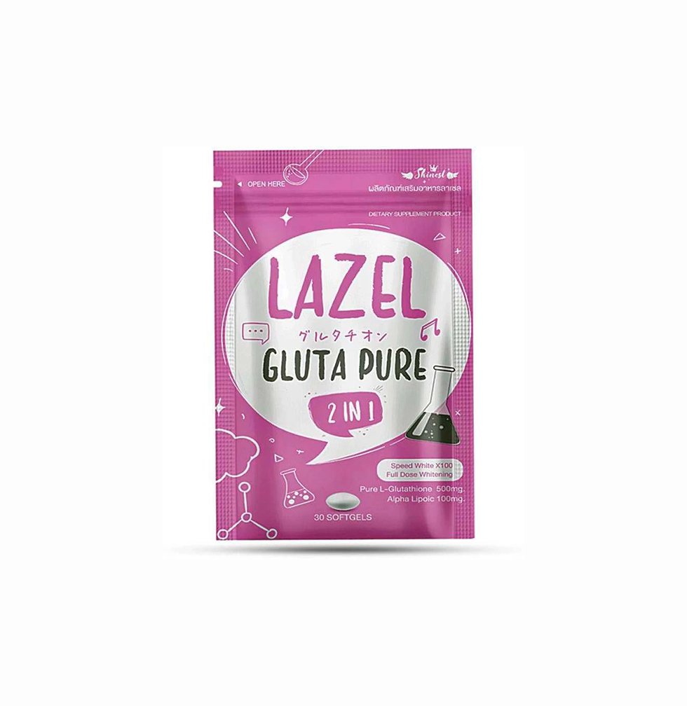 Skinest Lazel Gluta Pure 2 in Skin Brightening Capsules