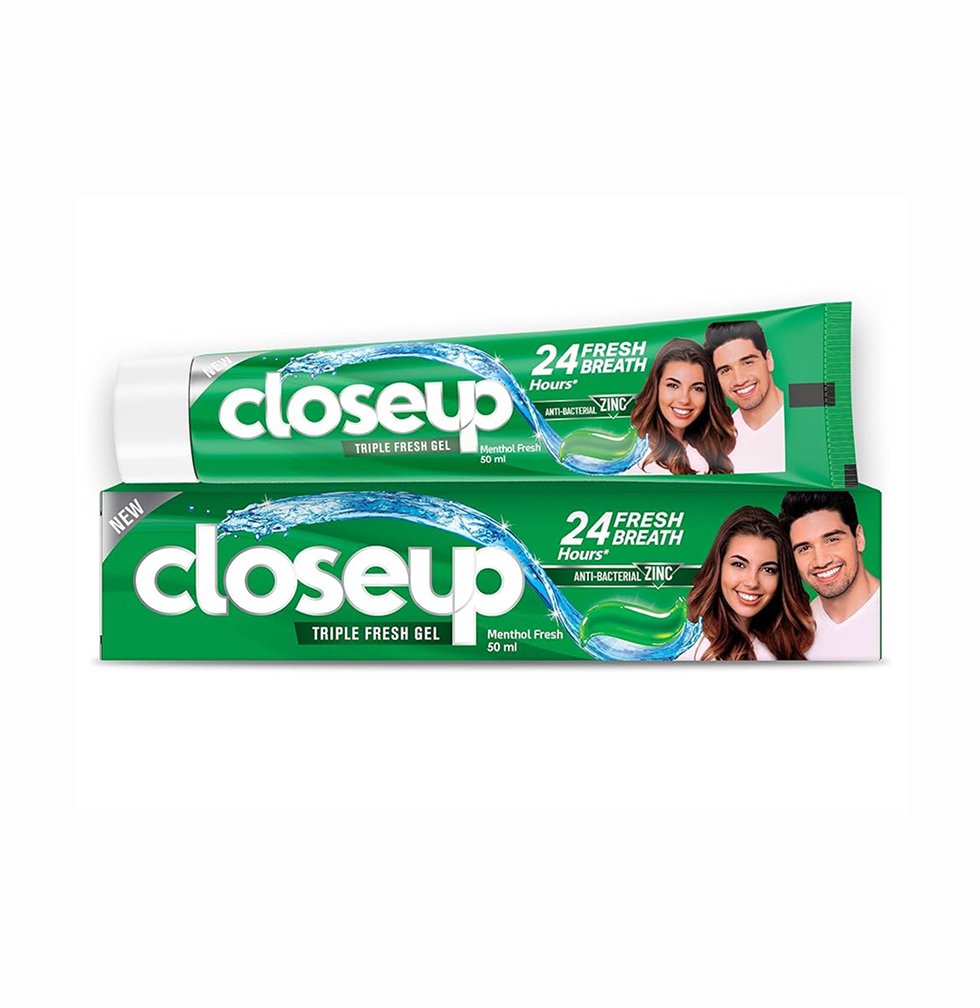 Closeup Triple Fresh Toothpaste Gel Menthol Fresh - 75ml