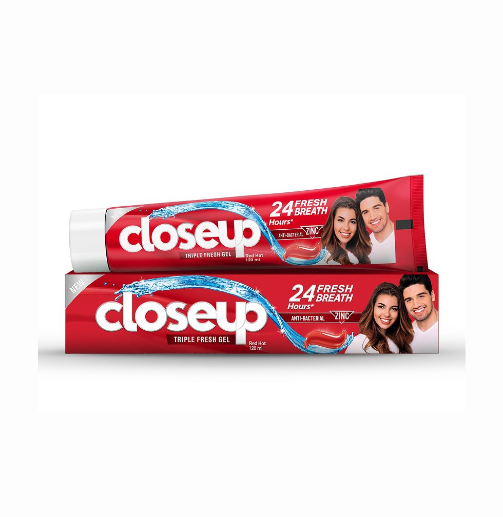 Closeup Triple Fresh Toothpaste Gel Red Hot - 75ml