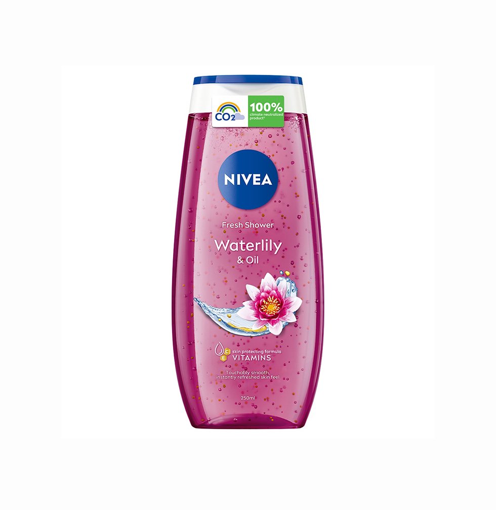 Nivea Fresh Shower Waterlily & Oil Shower Gel -250ml