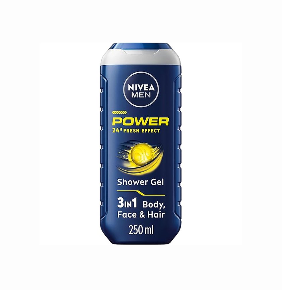 Nivea Power 24H Fresh Effect 3 in 1 Shower Gel- 250ml