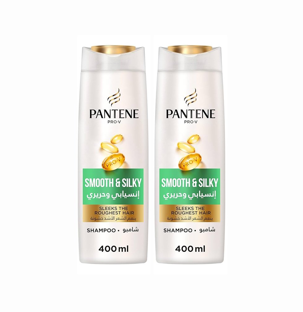 Pantene Pro-V Smooth & Silky Shampoo - 400ml x 400ml
