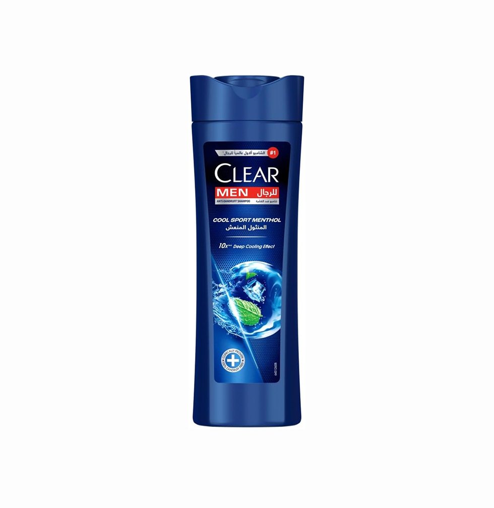 Clear Men Cool Sport Menthol Anti Dandruff Shampoo - 400ml x 12 pcs