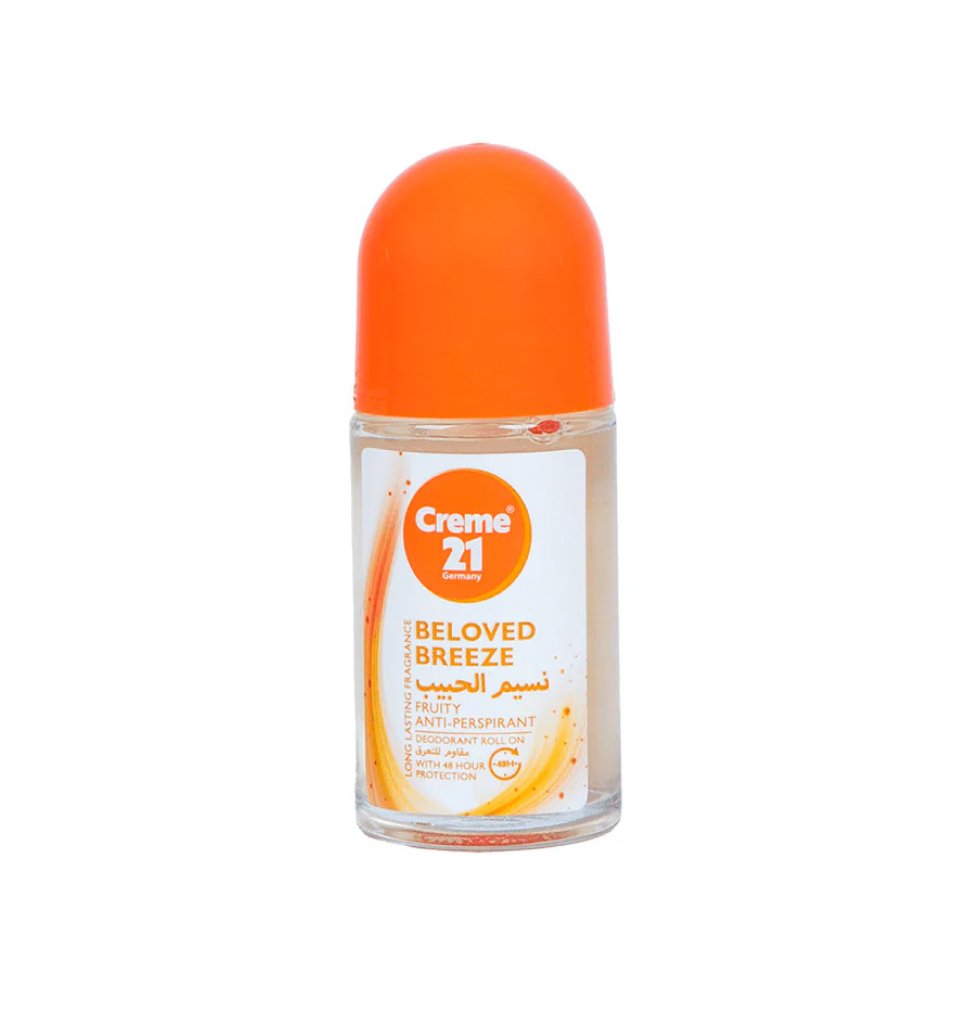 Creme 21 Beloved Breeze Fruity Antiperspirant Deodorant Roll On - 150ml