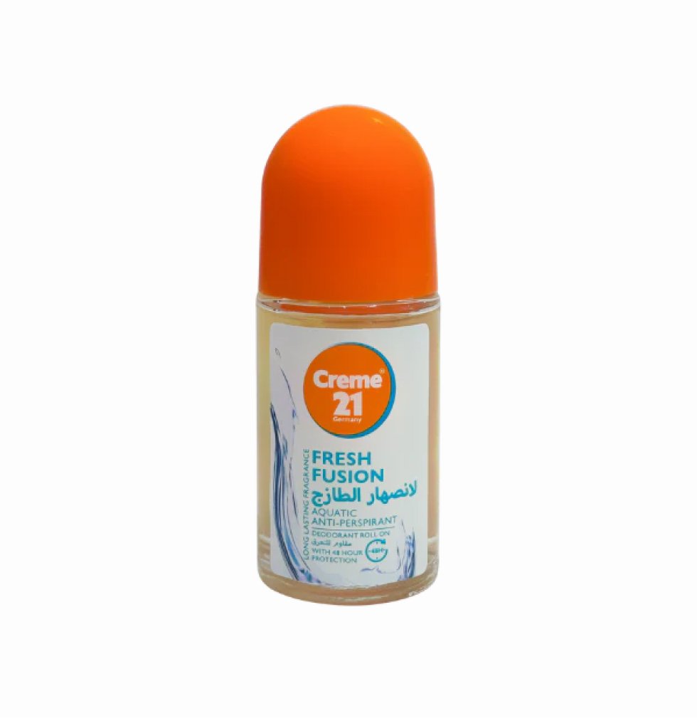 Creme 21 Fresh Fusion Aquatic Antiperspirant Deodorant Roll On - 150ml