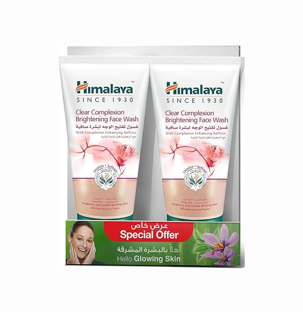 Himalaya Clear Complexion Brightening Face Wash 2 x 150ml