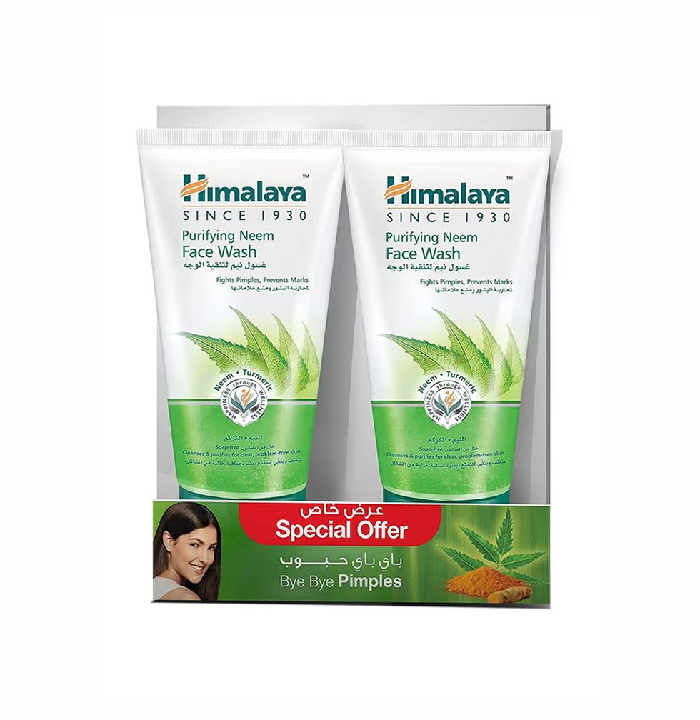 Himalaya Purifying Neem Face Wash 2 x 150ml