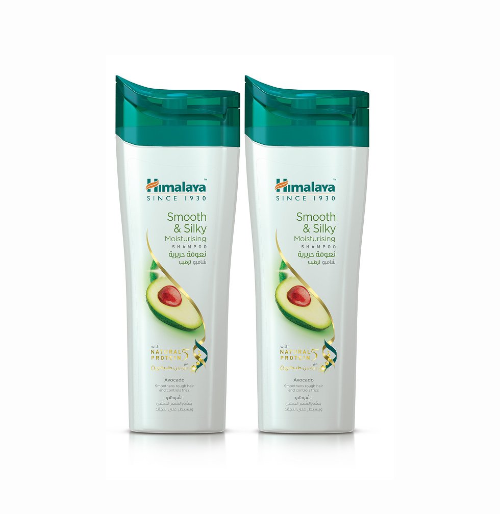 Himalaya Smooth & Silky Moisturising Avocado Shampoo 2 x 400ml