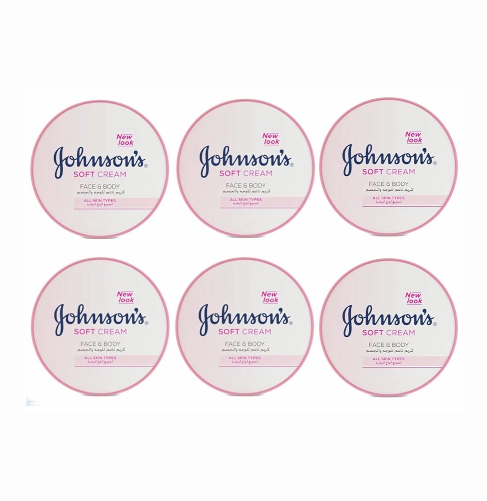 Johnson's Soft Cream For Face & Body - 200ml x 36 pcs