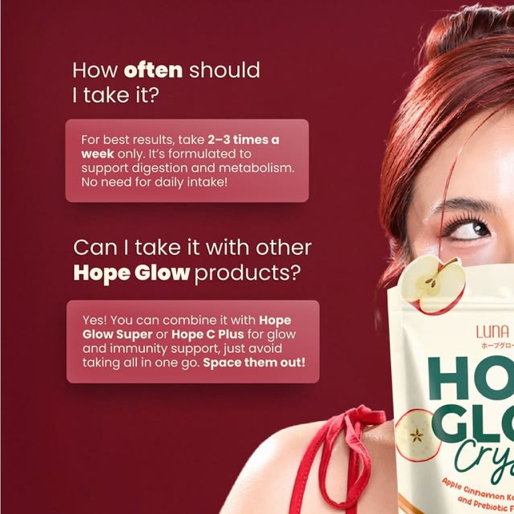 Luna Aura Hope Glow Crystal Apple Cinnamon Kombucha Probiotic and Prebiotic Fiber Juice Drink - Image 6