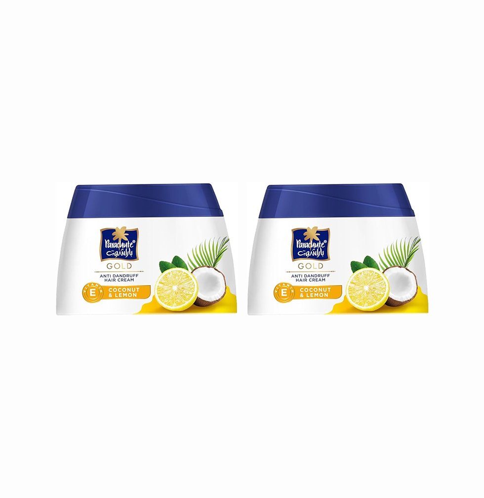 Parachute Gold Hair Cream Anti Dandruff - 140ml x 2 pcs