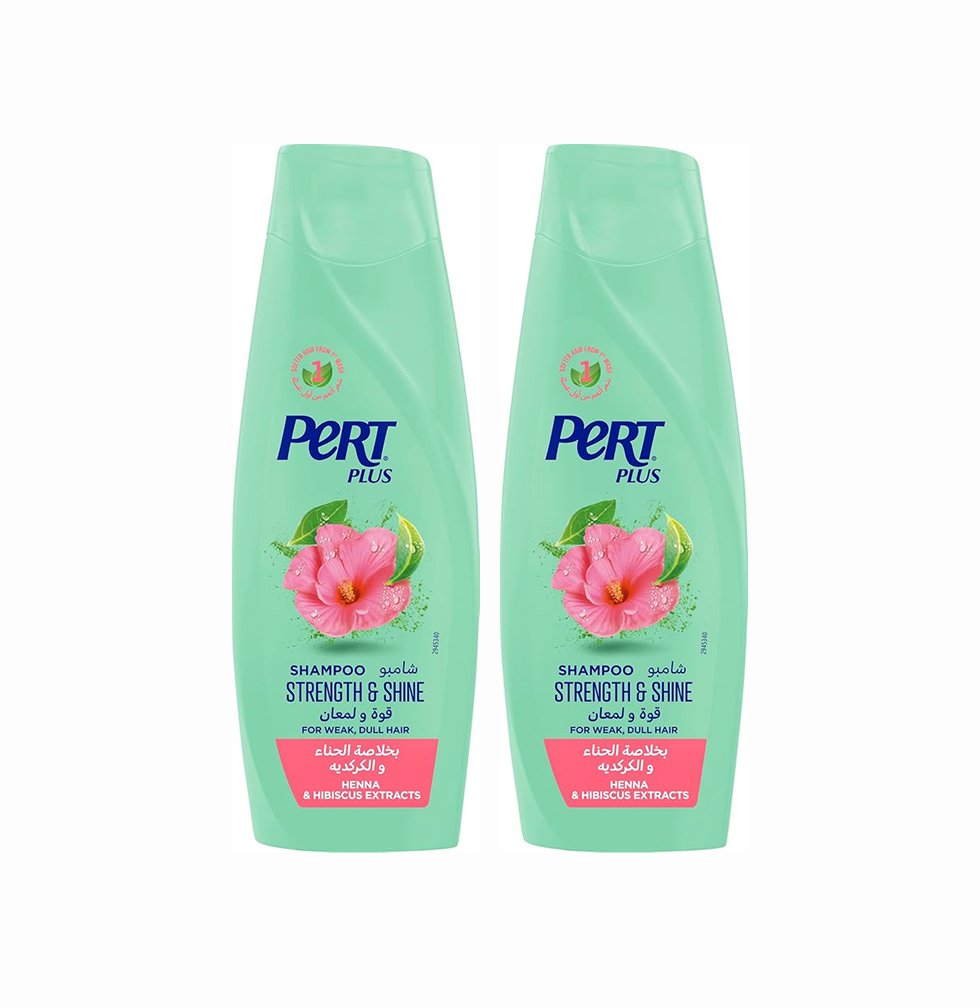 Pert Plus Strength & Shine Shampoo - 400ml (Pack of 2 ) x 12 pcs
