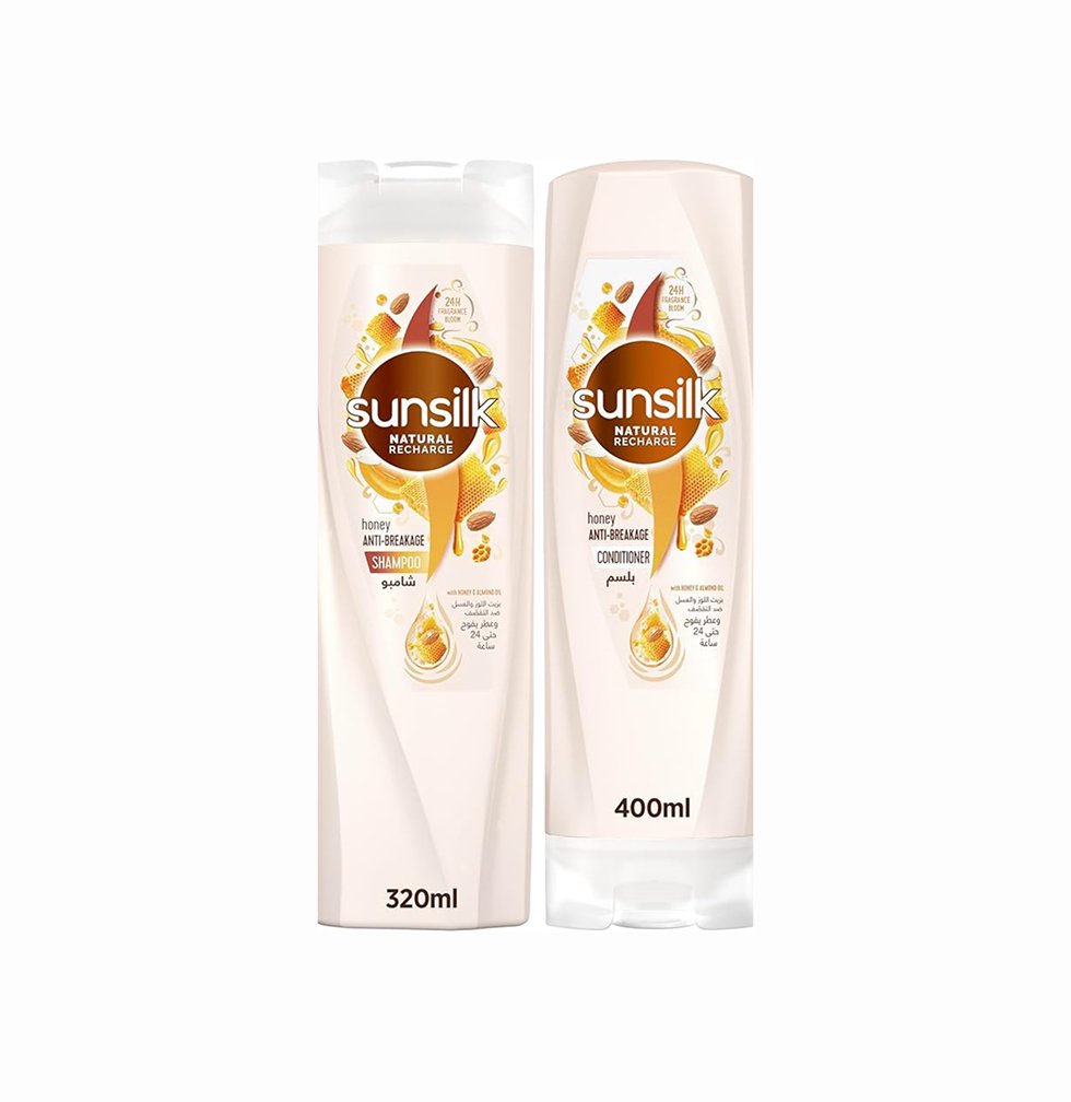Sunsilk Honey Anti Breakage Shampoo 400ml + Conditioner 320ml