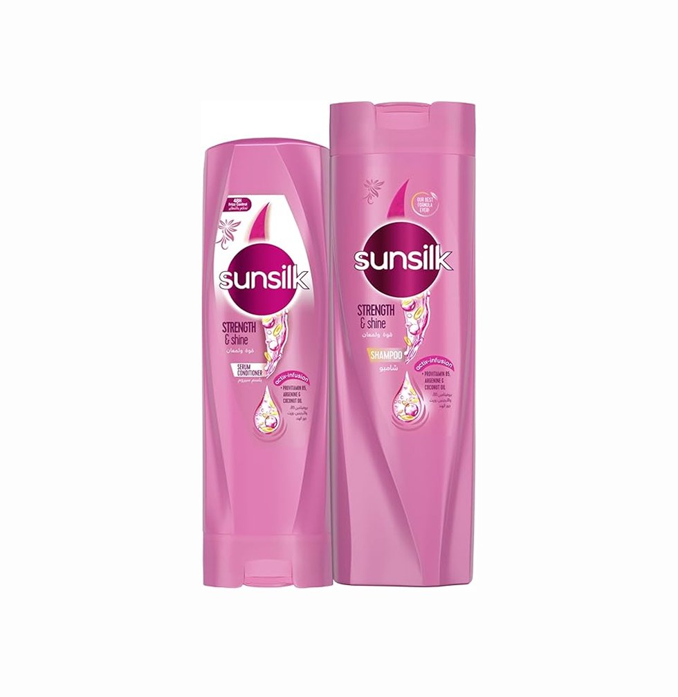 Sunsilk Strength & Shine Shampoo 400ml + Conditioner 320ml