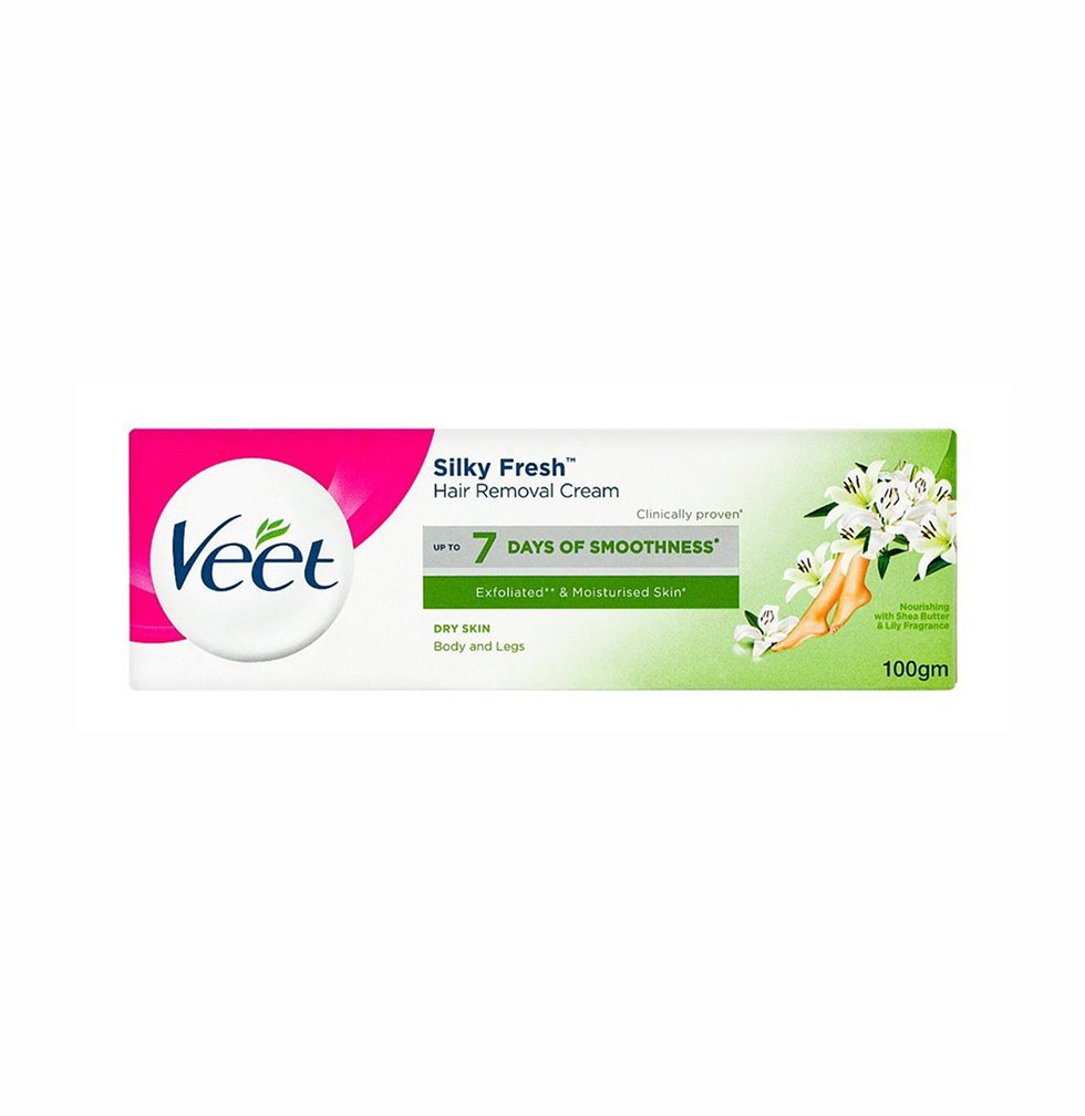 Veet Silky Fresh Hair Removal Cream For Dry Skin - 100g