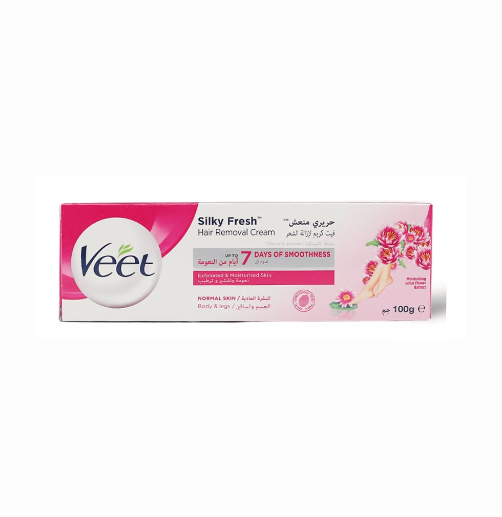 Veet Silky Fresh Hair Removal Cream For Normal Skin - 100g