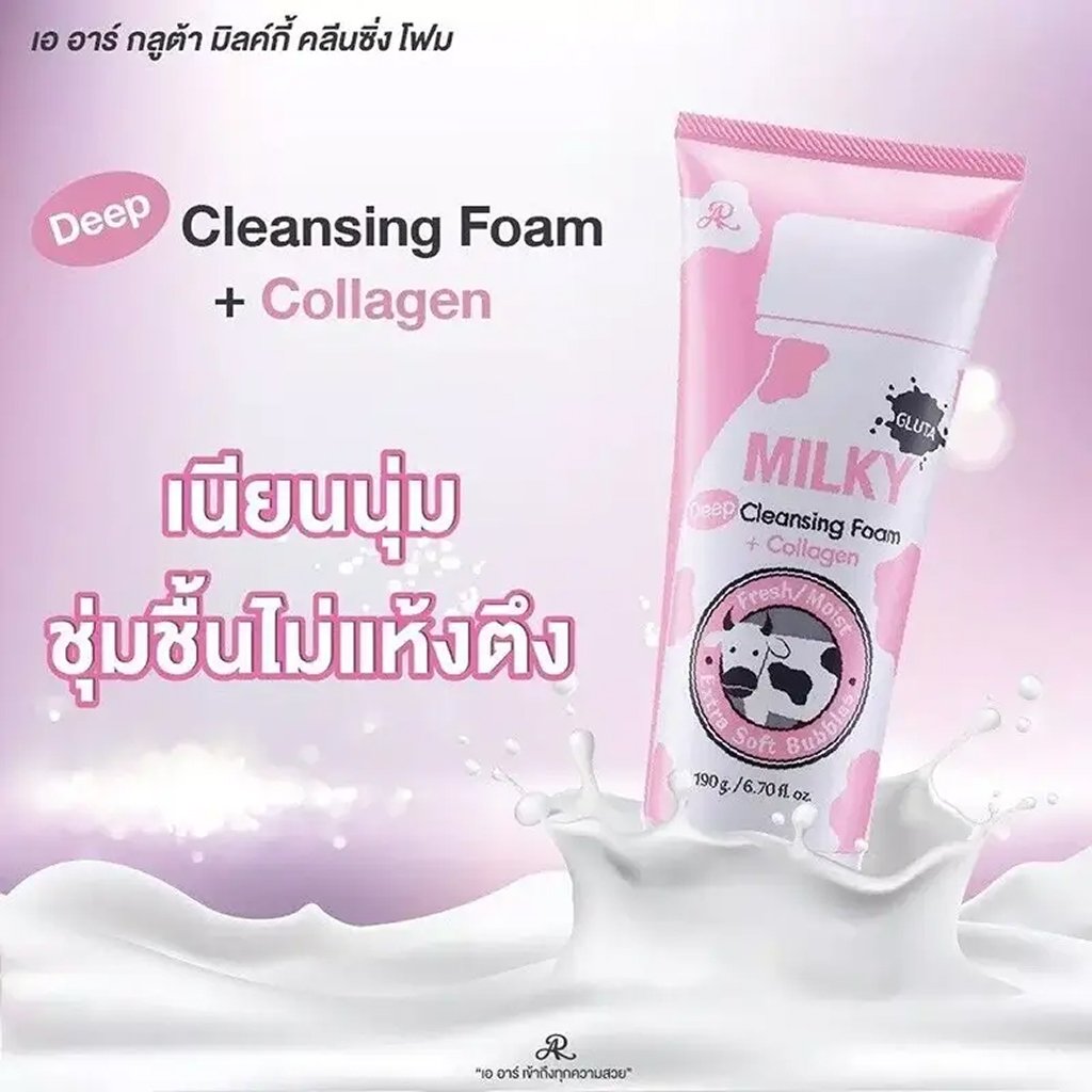AR Gluta Milky Cleansing Foam 190g