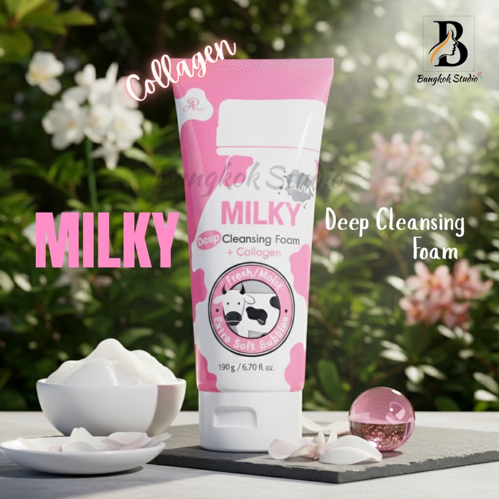 AR Gluta Milky Cleansing Foam 190g