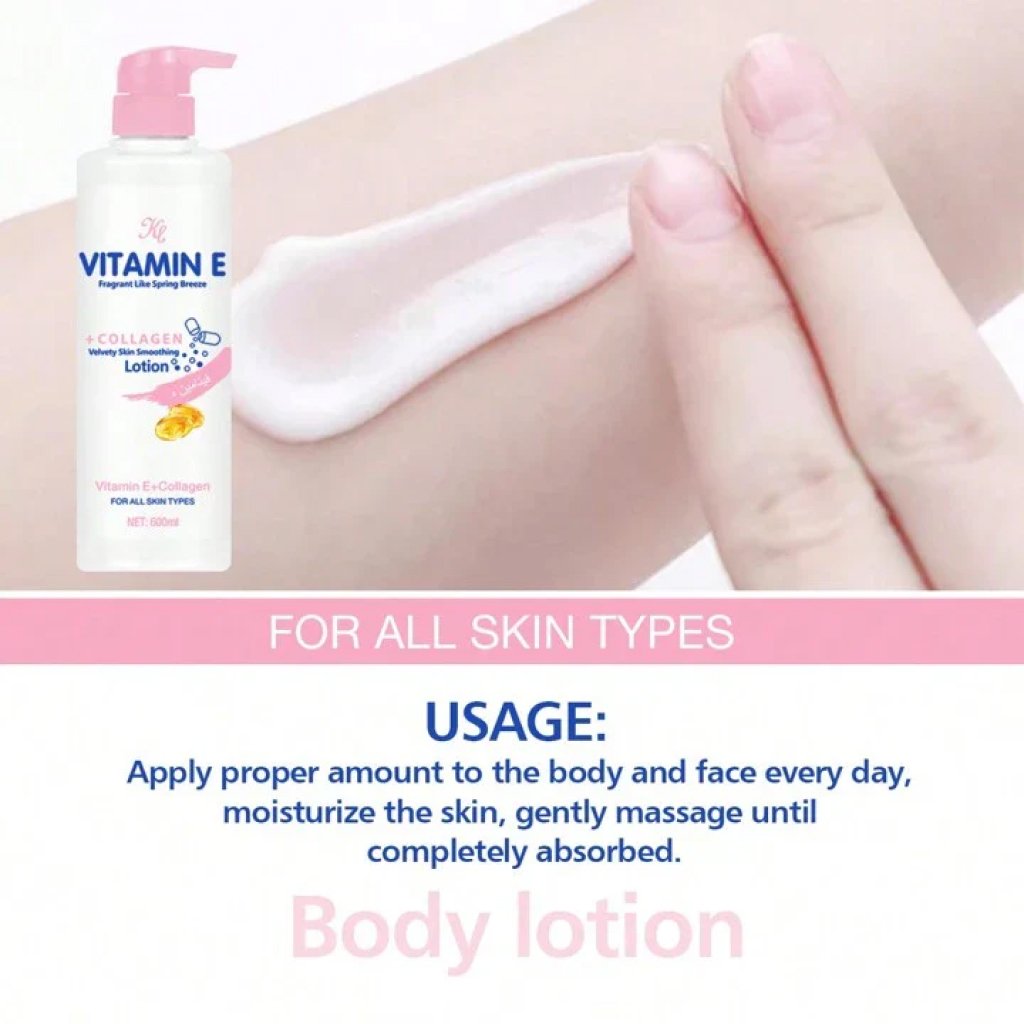AR Vitamin E Collagen Body Lotion 600ml - Image 5