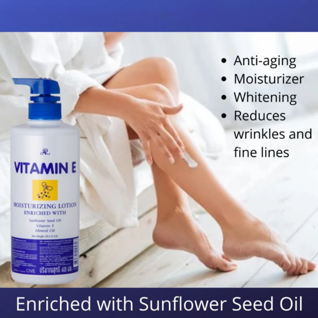 AR Vitamin E Moisturising Lotion Blue 600ml