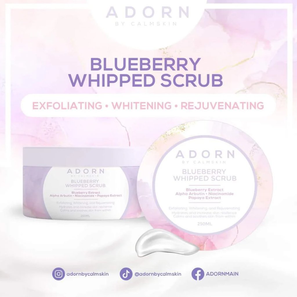 Adorn Blueberry Whipped Scrub 250ml