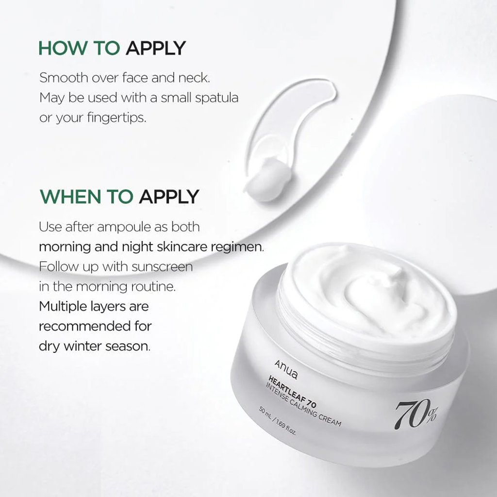 Anua Heartleaf 70% Intense Calm Cream 50ml (730696)