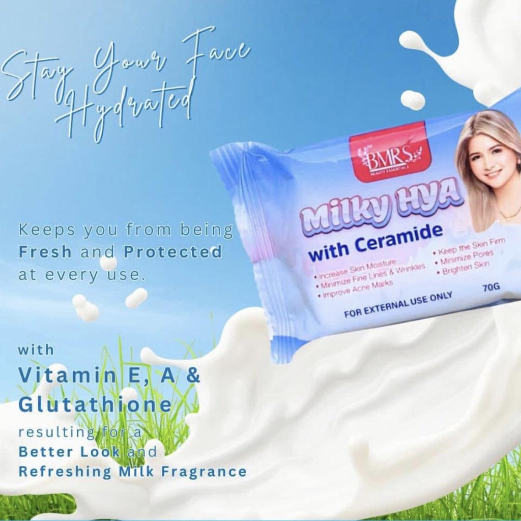 BMRS Milky Hya With Ceramide Soap 70g