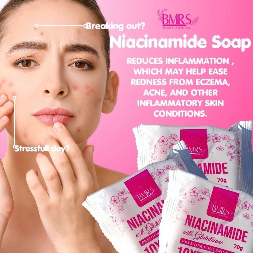 BMRS Niacinamide 10X Whitening Soap 70g
